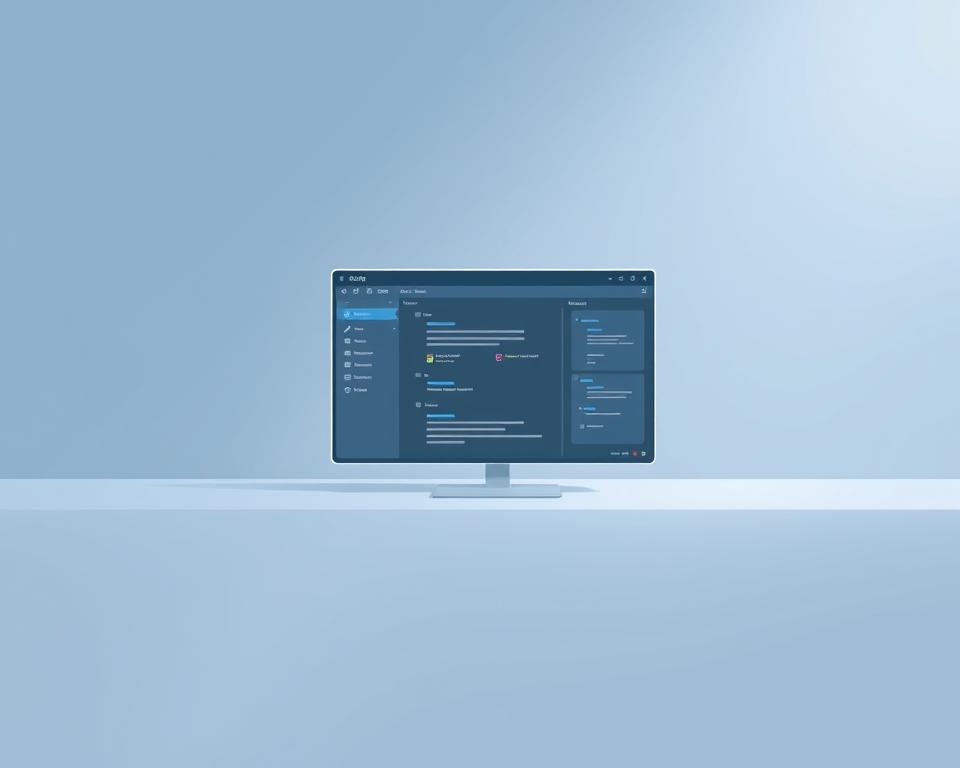 A clean, minimalist illustration of the DeepL translation operating system. Set against a backdrop of cool greys and blues, the operating system interface takes center stage, with a simple, elegant design featuring clean lines and muted tones. The interface elements, such as windows, menus, and buttons, are rendered with precision, reflecting the precision and reliability of the DeepL translation technology. The overall atmosphere is one of professionalism and sophistication, conveying the message that DeepL is a cutting-edge, reliable translation solution that seamlessly integrates with a variety of operating systems. Soft, diffused lighting casts a subtle glow on the scene, adding depth and dimension to the image.